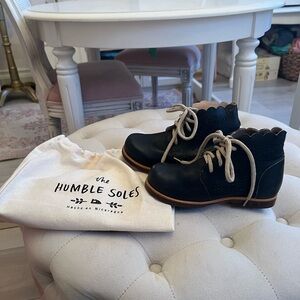 The Humble Soles Navy Leather Boots size 10